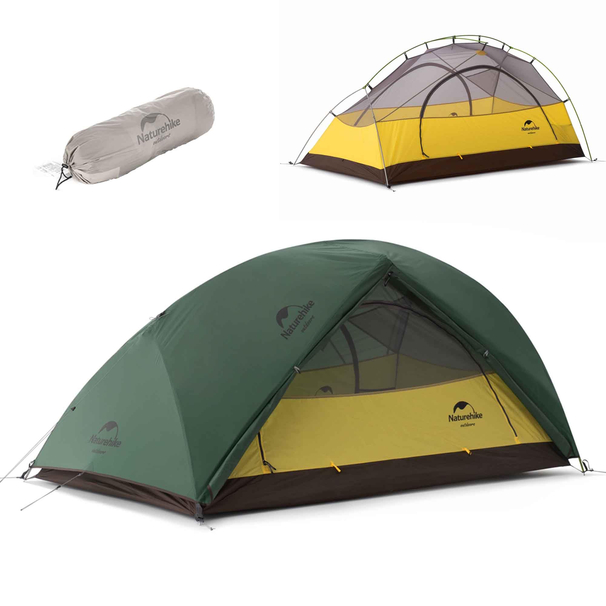 Amazon.co.jp: Naturehike StarRiver2 テント 2人用 PU3000mm+ 多機能